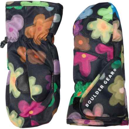 Boulder Gear Flurry Mittens - Waterproof, Insulated (For Kids) in Chalk