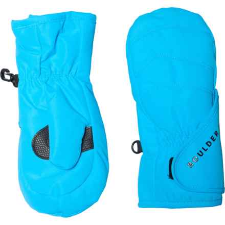 Boulder Gear Flurry Mittens - Waterproof, Insulated (For Kids) in Spring Break Blue