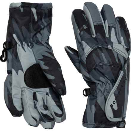 Boulder Gear Flurry Winter Glove - Waterproof, Insulated (For Little Boys) in Gray Scribble