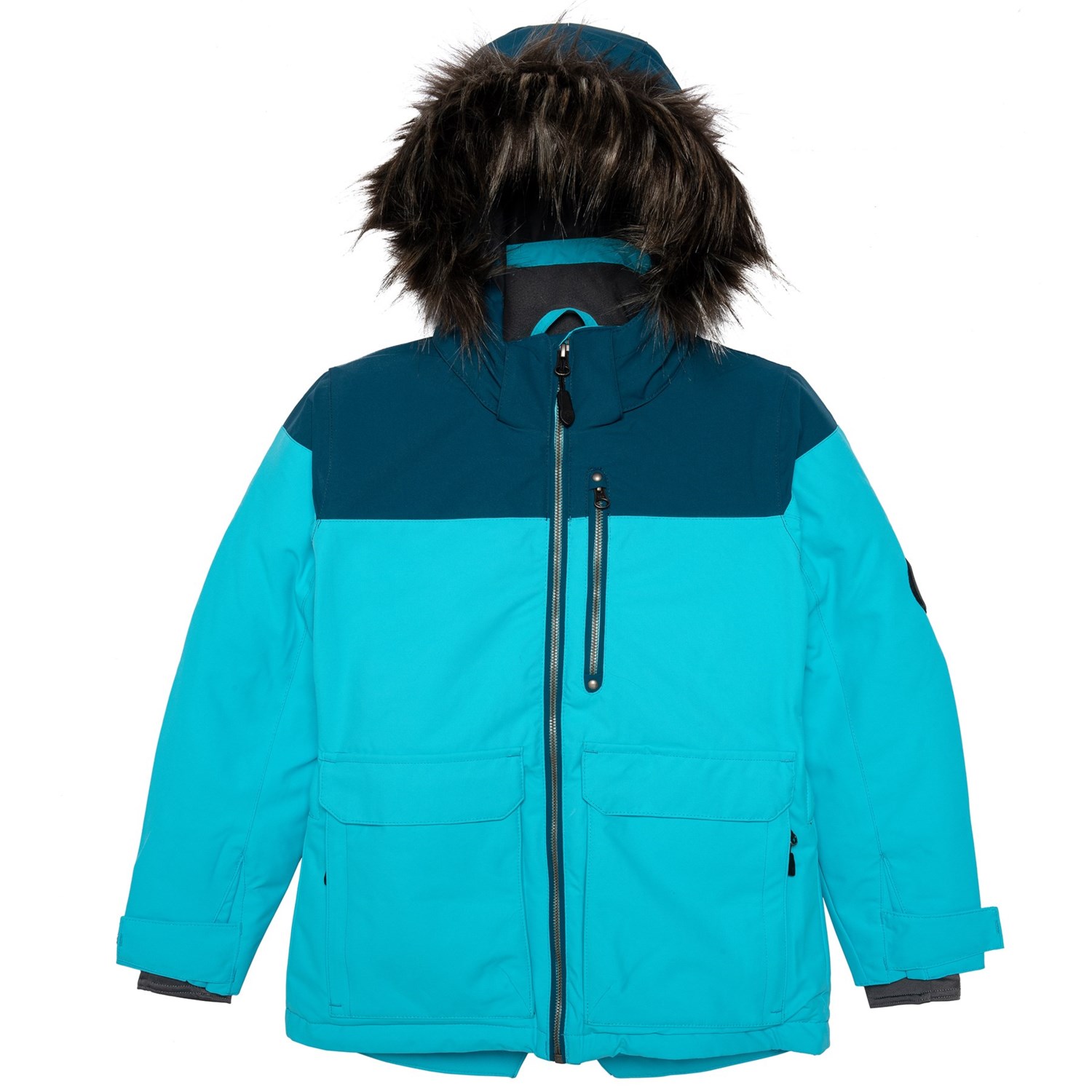 girls blue ski jacket