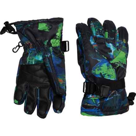 Boulder Gear Mogul II Ski Gloves - Waterproof, Insulated (For Big Boys) in Peel Out