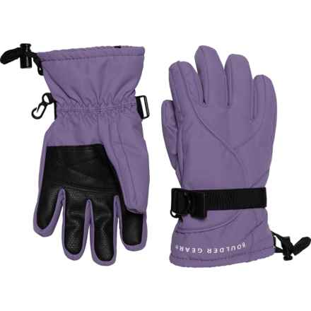 Boulder Gear Mogul II Ski Gloves - Waterproof, Insulated (For Big Girls) in Plum Smoothie