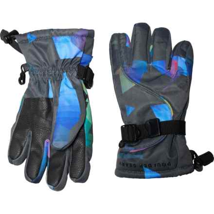 Boulder Gear Mogul II Ski Gloves - Waterproof, Insulated (For Kids) in Night Rider