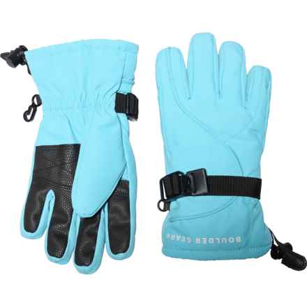 Boulder Gear Mogul II Ski Gloves - Waterproof, Insulated (For Kids) in Stillwater