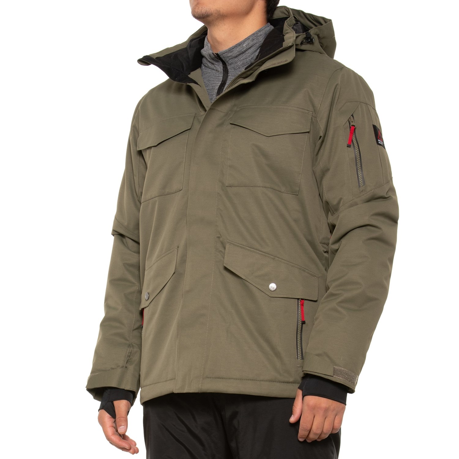 waterproof insulated ski jacket