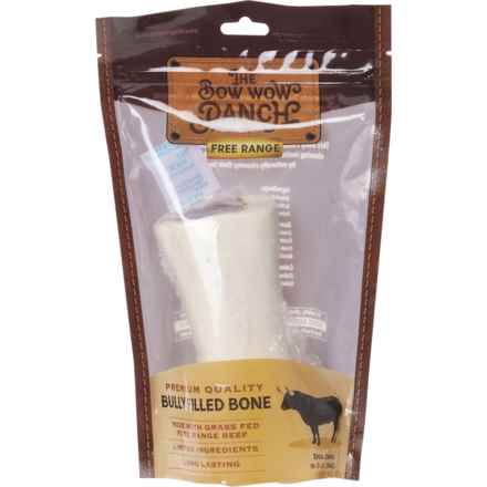 Bow Wow Ranch Bully Stuffed Dog Bone - 6” in Multi