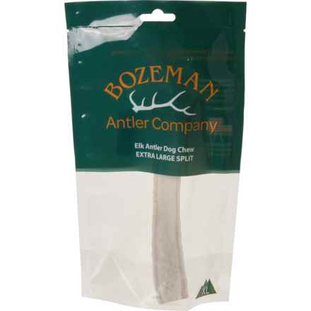 Bozeman Dog Chew Treat - Extra Large Jumbo Split in Elk Antler