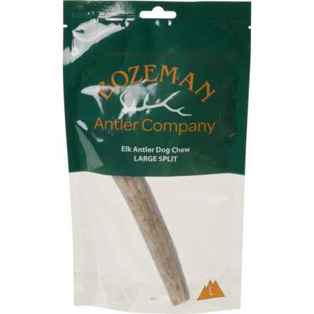 Bozeman Split Dog Chew Treat - Large in Elk Antler