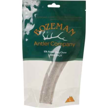 Bozeman Split Dog Chew Treat - Large in Elk Antler