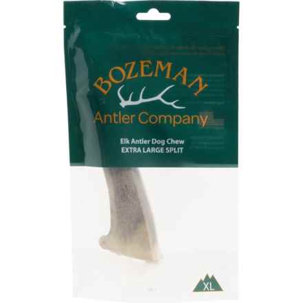 Bozeman Split Elk Antler Dog Chew Treat - Extra-Large in Jumbop