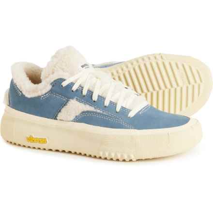 BRANDBLACK Bravo Faux Shearling Sneakers (For Women) in Light Blue Shearling