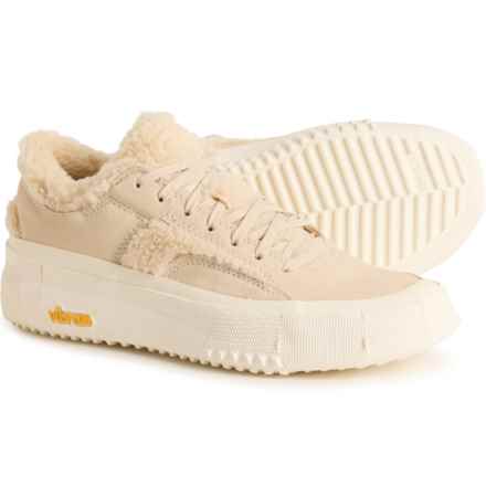 BRANDBLACK Bravo Sneakers - Suede (For Women) in Natural Shearling