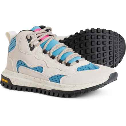 BRANDBLACK Santa Monica High-Top Sneakers - Leather (For Women) in Light Grey Blue