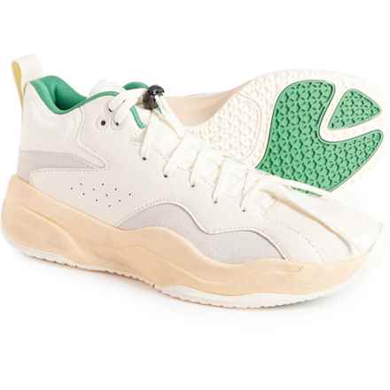 BRANDBLACK Villain Dirty Basketball Shoes - Leather (For Men) in Off White Green