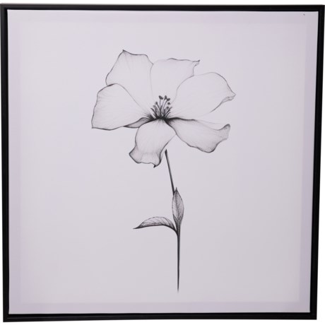 Brentwood 20x20“ Soft Flower Framed Canvas in Multi