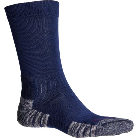 Bridgedale Lightweight Endurance Hiking Boot Socks - Merino Wool, Crew (For Men) in 433 Navy/Grey