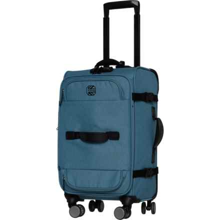 BritBag 20.5” Orkney Spinner Carry-On Suitcase - Softside, Expandable, Leady Tritex in Leady Tritex