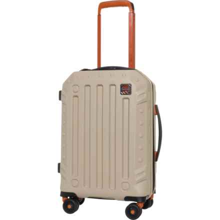 BritBag 21” Gannett Carry-On Spinner Suitcase - Hardside, Expandable, Safari-Rust in Safari/Rust