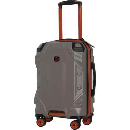 BritBag 21” Himalayas Spinner Carry-On Suitcase - Hardside, Expandable, Space Rock-Rust Trim in Space Rock/Rust Trim