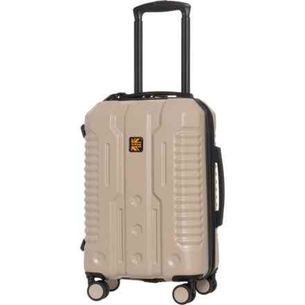 BritBag 21” Stonegate Carry-On Spinner Suitcase - Hardside, Expandable, Cobblestone in Cobblestone