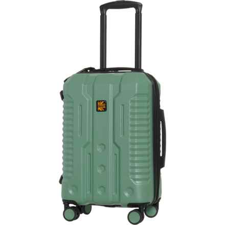 BritBag 21” Stonegate Carry-On Spinner Suitcase - Hardside, Expandable, Hedge Green in Hedge Green