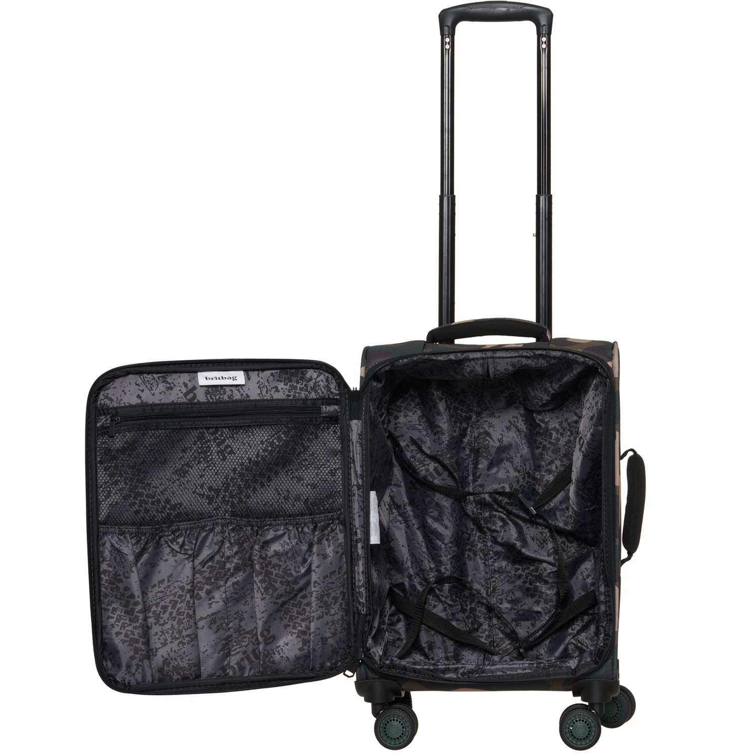 BritBag 21.7” Aberdare Spinner CarryOn Suitcase Softside, Expandable