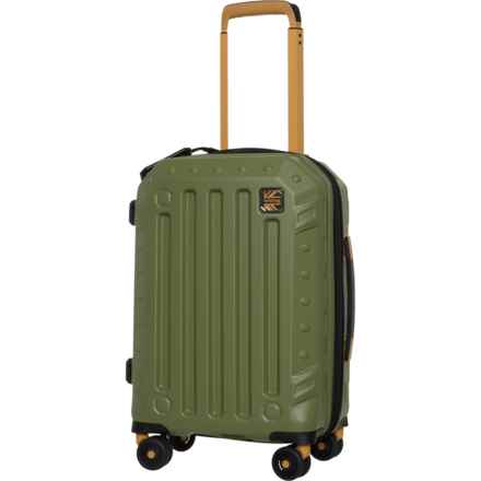 BritBag 22” Gannett Carry-On Spinner Suitcase - Hardside, Expandable, Sphagnum in Sphagnum