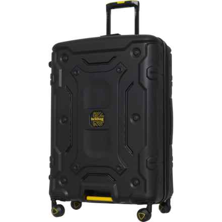 BritBag 25” TBC Collection Spinner Suitcase - Hardside, Expandable, Black-Incaberry in Black/Incaberry