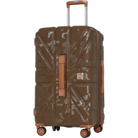 BritBag 27” Okavango Spinner Suitcase - Hardside, Expandable, Sepia-Almond Trim in Sepia/Almond Trim