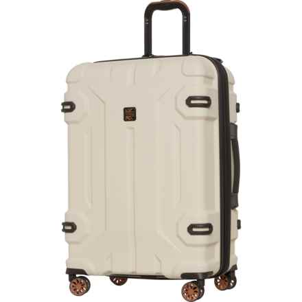 BritBag 27” Shielding Spinner Suitcase - Hardside, Expandable, Cream in Cream