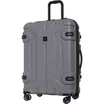 BritBag 27” Shielding Spinner Suitcase - Hardside, Expandable, Storm Front in Storm Front