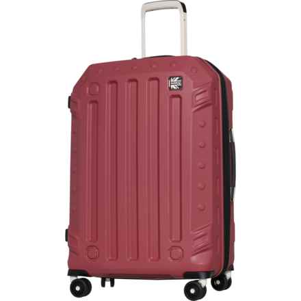 BritBag 27.8” Gannett Spinner Suitcase - Hardside, Expandable, Rosewood in Rosewood