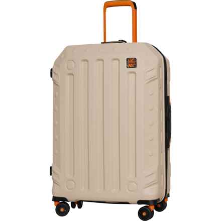 BritBag 27.8” Gannett Spinner Suitcase - Hardside,  Expandable, Shifting Sand in Shifting Sand