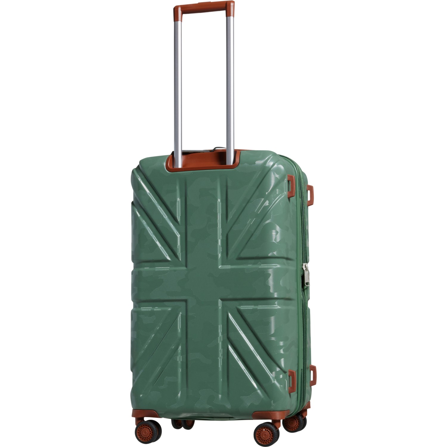 BritBag 27.9” Okavango Spinner Suitcase Hardside, Expandable, Green