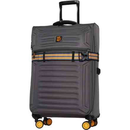 BritBag 28” Azerley Spinner Suitcase - Softside, Expandable, Charcoal Grey in Charcoal Grey
