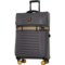 BritBag 28” Azerley Spinner Suitcase - Softside, Expandable, Charcoal Grey in Charcoal Grey