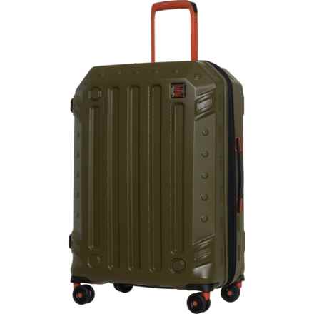 BritBag 28” Gannett Spinner Suitcase - Hardside, Expandable, Dark Olive in Dark Olive