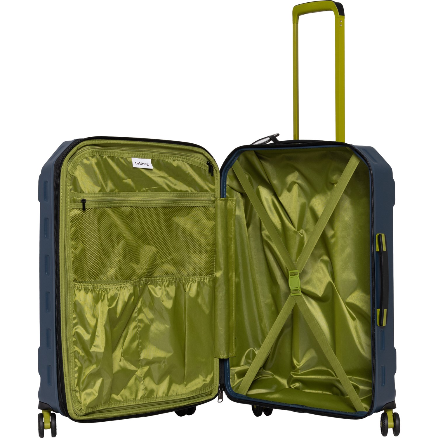 (取寄) ブリットバッグ 28インチ ガネット スピナー スーツケース - ハードサイド, エクスパンダブル, BritBag 28” Gannett Spinner Suitcase - Hardside, Expandable, Cobblestone-Rust Highlights  Cobblestone/Rust Highlights BritBag 28” Gannett Spinner Suitcase - Hardside, Expandable, Navy