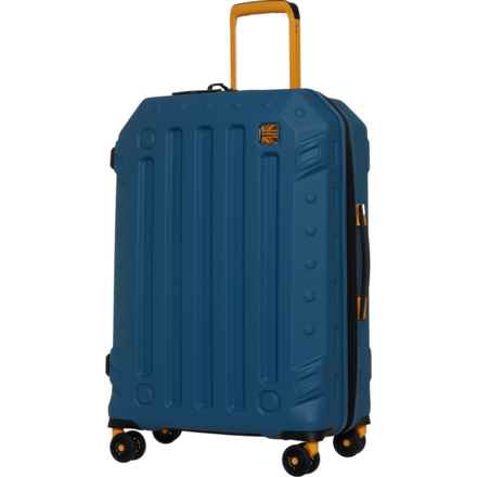 BritBag 28” Gannett Spinner Suitcase - Hardside, Expandable, Steel Blue in Steel Blue