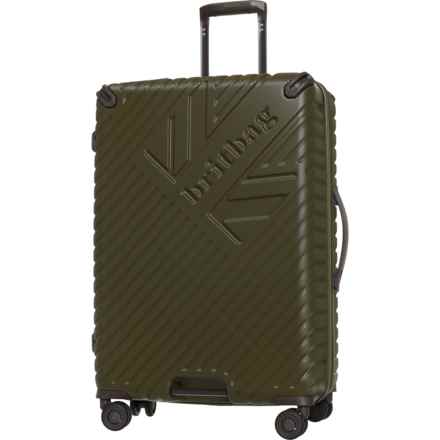 BritBag 28” Glentress Spinner Suitcase - Hardside, Expandable, Dark Olive in Dark Olive