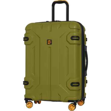 BritBag 28” Himalayas Spinner Suitcase - Hardside, Expandable, Crushed Avocado in Crushed Avacado