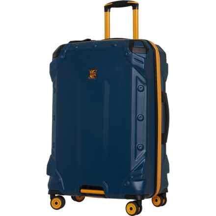 BritBag 28” Himalayas Spinner Suitcase - Hardside, Expandable, Dark Pond-Cadmiun Yellow Trim in Dark Pond/Cadmiun Yellow Trim