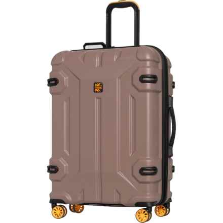 BritBag 28” Shielding Spinner Suitcase - Expandable, Hardside, Brown in Brown