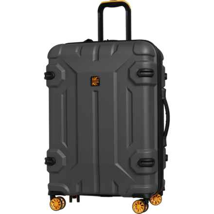 BritBag 28” Shielding Spinner Suitcase - Hardside, Expandable, Dark Grey in Dark Grey