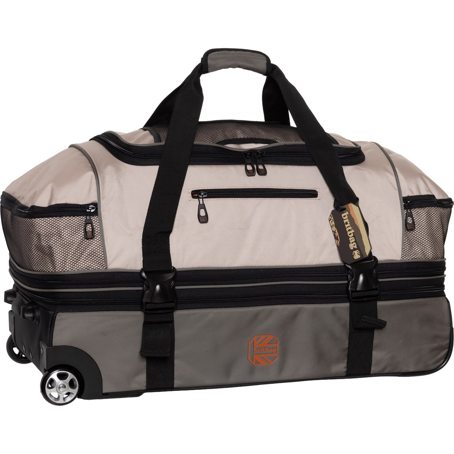 BritBag 30” Jakarta Drop Bottom Travel Rolling Duffel Bag