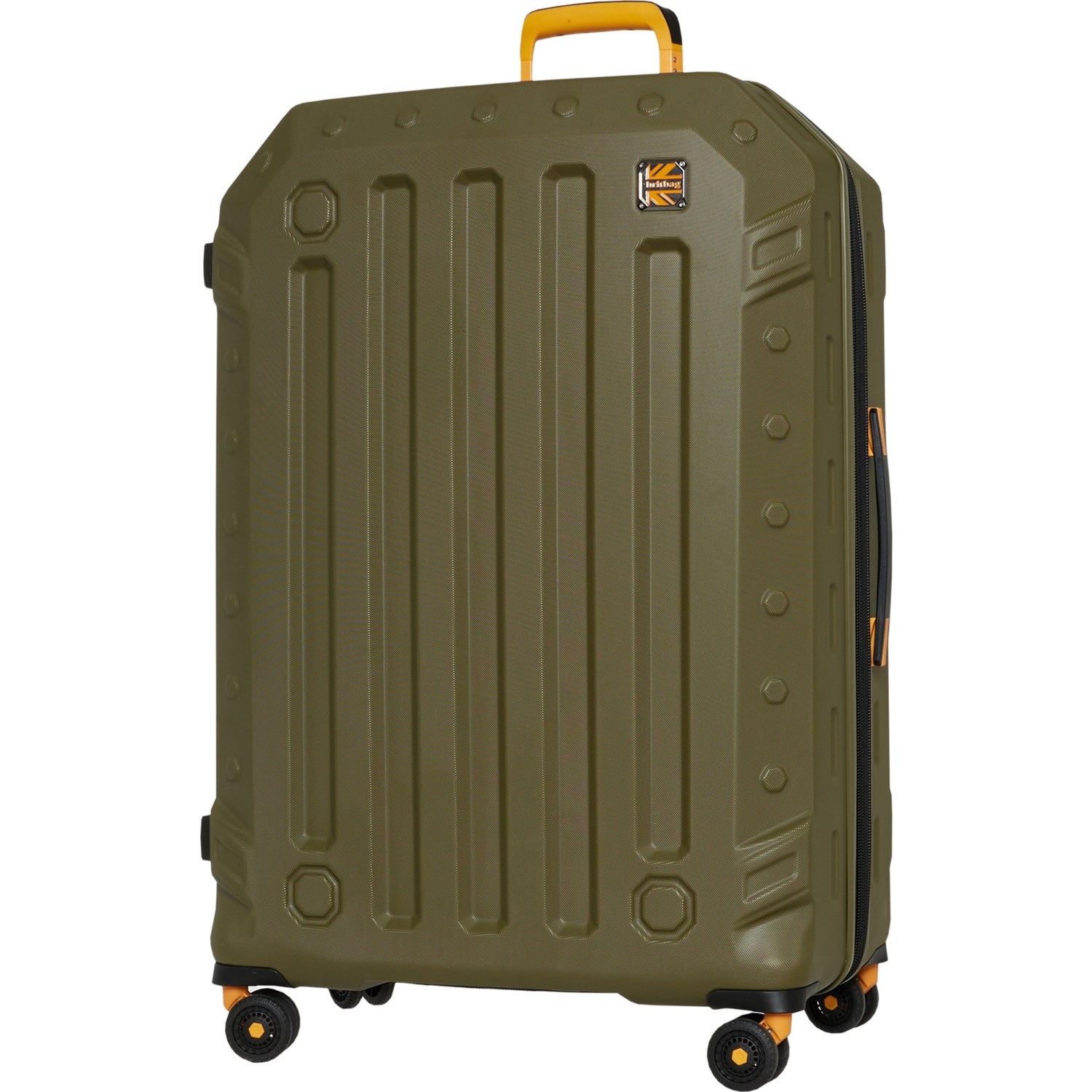 BritBag 31” Gannett Spinner Suitcase - Hardside, Expandable, Dark Olive ...