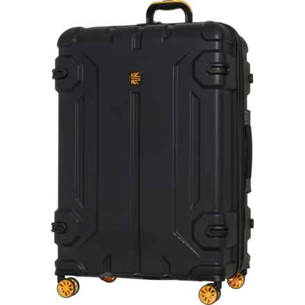 BritBag 31” Shielding Spinner Suitcase - Hardside, Expandable, Black in Black