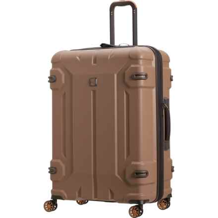BritBag 31” Shielding Spinner Suitcase - Hardside, Expandable, Brownie in Brownie