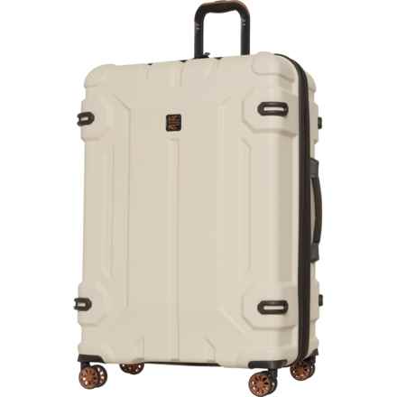 BritBag 31” Shielding Spinner Suitcase - Hardside, Expandable, Cream in Cream