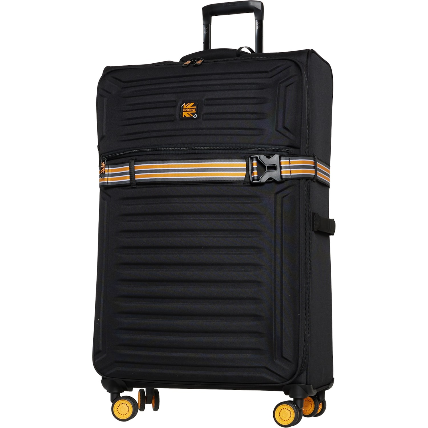 BritBag 32” Azerley Spinner Suitcase - Softside, Expandable, Black ...